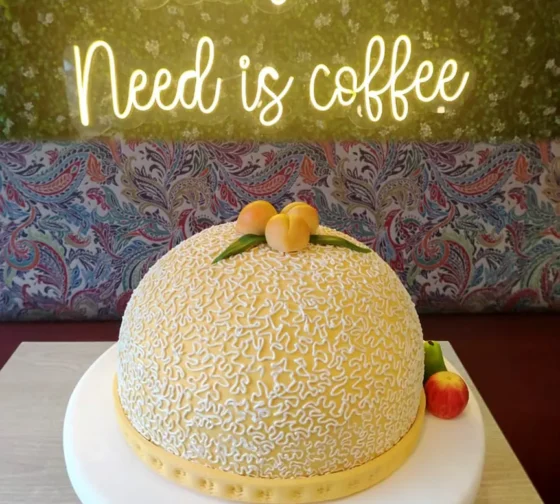 Bizcochuela de vainilla llamado Bola de Oro